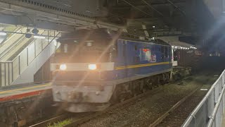7/11 5052レ　福岡タ➡️東京タ EF210-300番台🍑🦆🐶🐵🟦牽引貨物列車