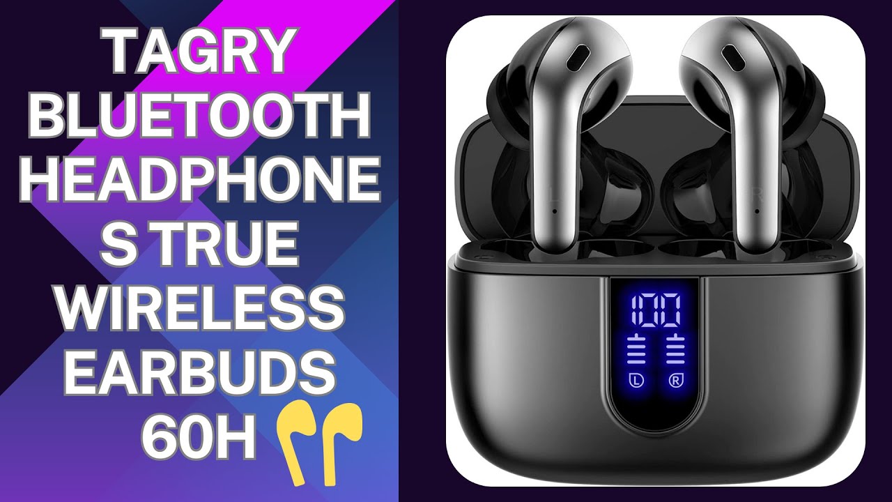 Best Gameing T.W.S TAGRY Bluetooth Headphones True Wireless Earbuds
