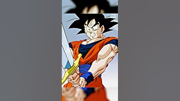 Goku Wants To Hold The Z Sword!