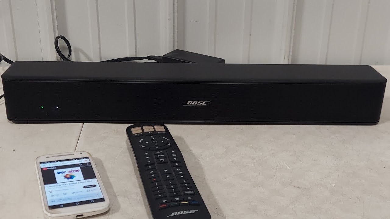 Bose Solo TV Speaker Bluetooth Soundbar Model 418775 - YouTube