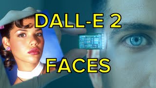 First look - AI faces by DALL-E 2 - (in the style of portrait photographers like Annie Leibovitz)