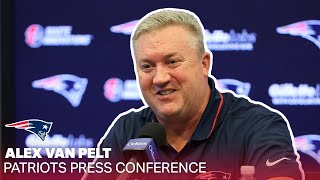 Patriots Offensive Coordinator Alex Van Pelt: 'I'm excited to be here.' | Patriots Press Conference