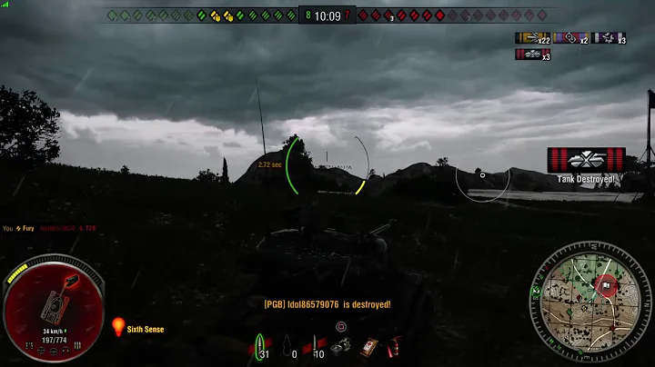 2 T29 kills in my Fury. Steven Rothwell