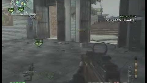 MW3 - Entire Team Killed With One Hit (Stealth Bomber)
