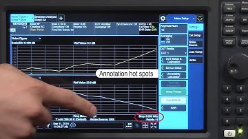 Using Multi-Touch and Gesturing | N897xB NFS X-Series Noise Figure Analyzer | Keysight Technologies