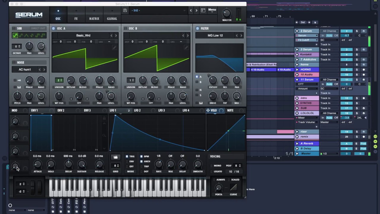 Flume - Smoke & Retribution (Ekali Remix) REMAKE PLAYTHROUGH TUTORIAL