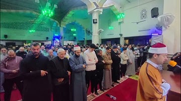 سورة الإنفطار من صلاة التهجد بمسجد الرفاعي بمدينة العريش. 