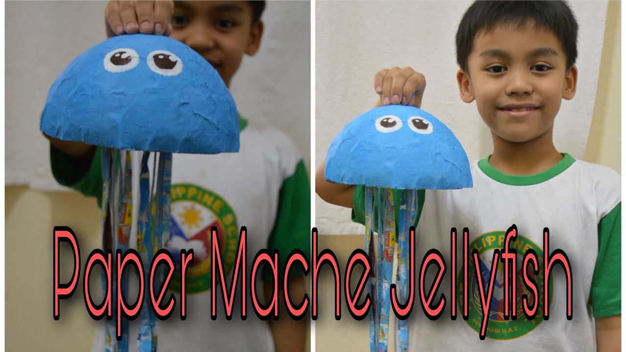 How To Make a Paper Mache Jellyfish / Paper Mache / Jellyfish / Sea