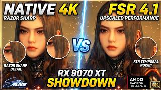 Stellar Blade: FSR 4.1 Performance vs Native 4K on RX 9070 XT – How Close Is It?