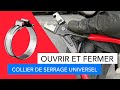 💡Comment ouvrir et fermer les colliers de serrage universels à clic ?