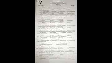 ICSE Class 8 Biology Half Yearly Question Paper 2024-25 | Previous Year Exam Paper