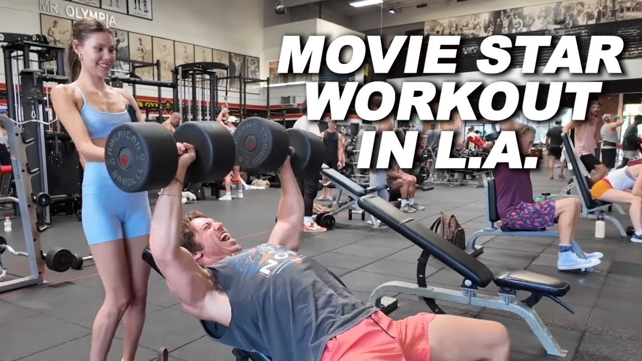 Full Movie Star Workout to Get Jacked | LA Travel Vlog