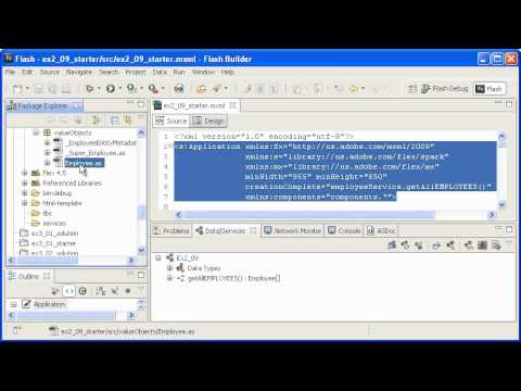 Flex in a Week :: v2 11 Generating VO using FB data services