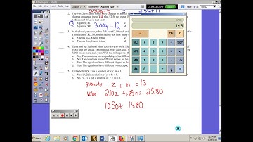 REVIEW Chapter 6  solving systems of equations Part 1