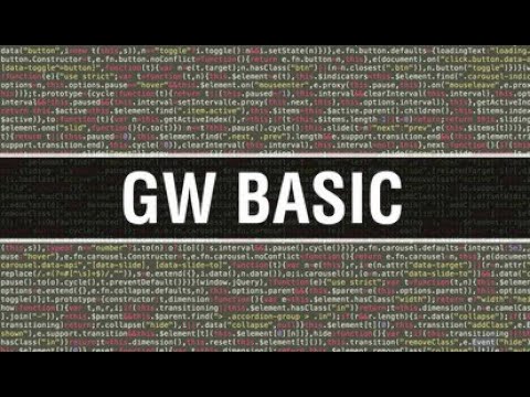 how to download and install GW BASIC on your computer | E learn academy ...