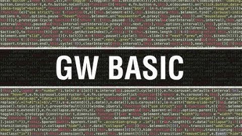 how to download and install GW BASIC on your computer | E learn academy | Mujahid joiya
