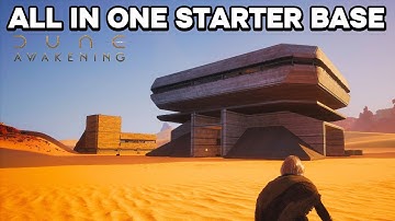 Dune Awakening: How to Build an Easy All in One Starter Base  - The Vigilante