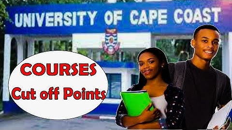 Cursussen en afkappunten van de University of Cape Coast