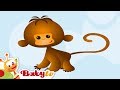 Monkey   animal sounds and names for kids  toddlers babytv