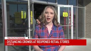 Retail stores open, others remain closed amid governor's orders - NBC 15 WPMI screenshot 4