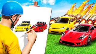 Every Rocket Car Jeffy Draws Comes To Life In Gta