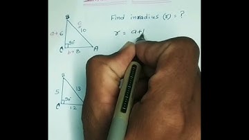 inradius of right angle triangle | #inradius #triangle #maths #education#competitionexam#ssc #shorts