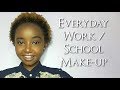 Begginer Friendly Everyday Makeup For Work Or School // DETAILED // Wabosha Maxine