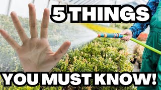 DON'T START A PLANT NURSERY IF YOU CAN'T HANDLE THESE 5 THINGS