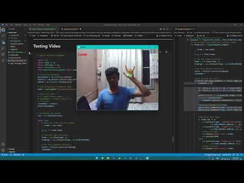 Gesture Recognition for Sign Language Detection - Initial Prototype