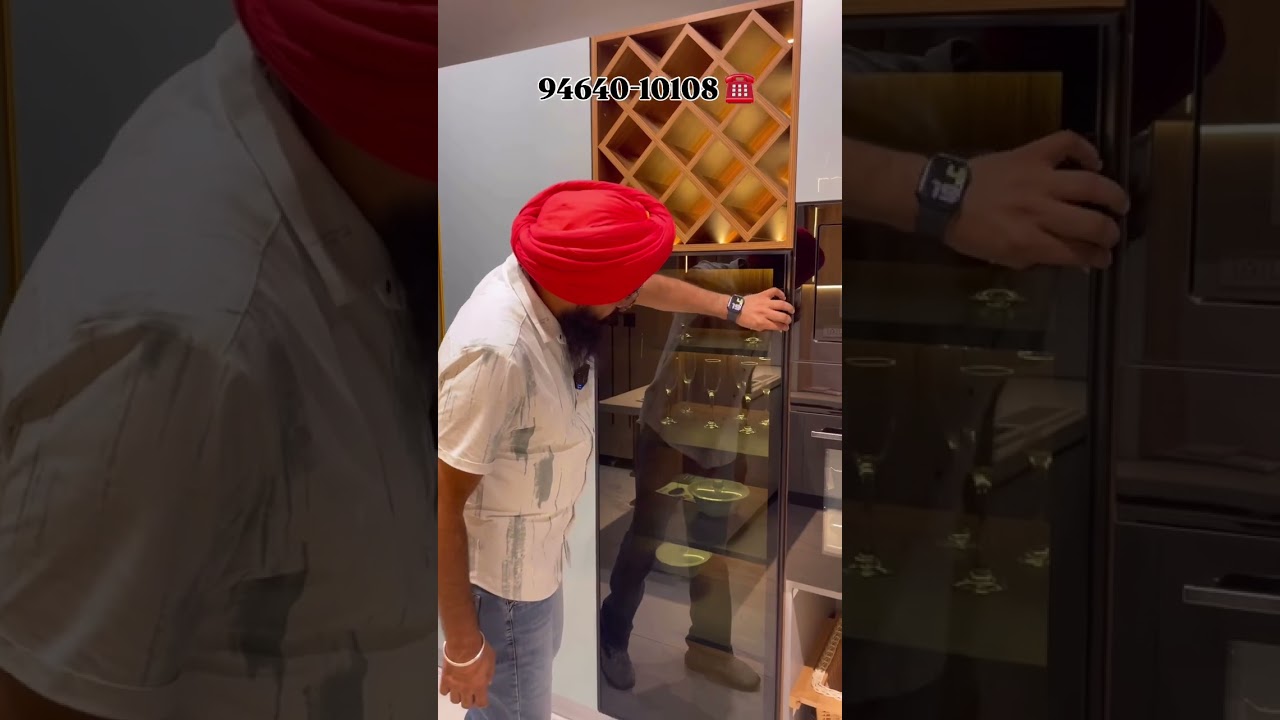 How can we make our modular kitchen more luxurious? #modularkitchen #viral