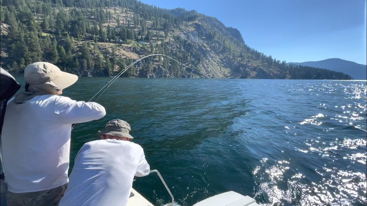 Trolling and Landing Wild Rainbows in Idaho’s Deepest Lake Pend