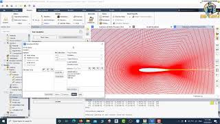 برنامج الانسيس محاكاة جناح NACA0012 الجزء الثاني ادخال المدخلات وإخراج النتائج NACA0012 Simulation 2