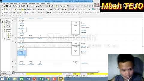Program Simulasi CONVEYOR 1 BY CX Programer dan CX Desaigner OMRON