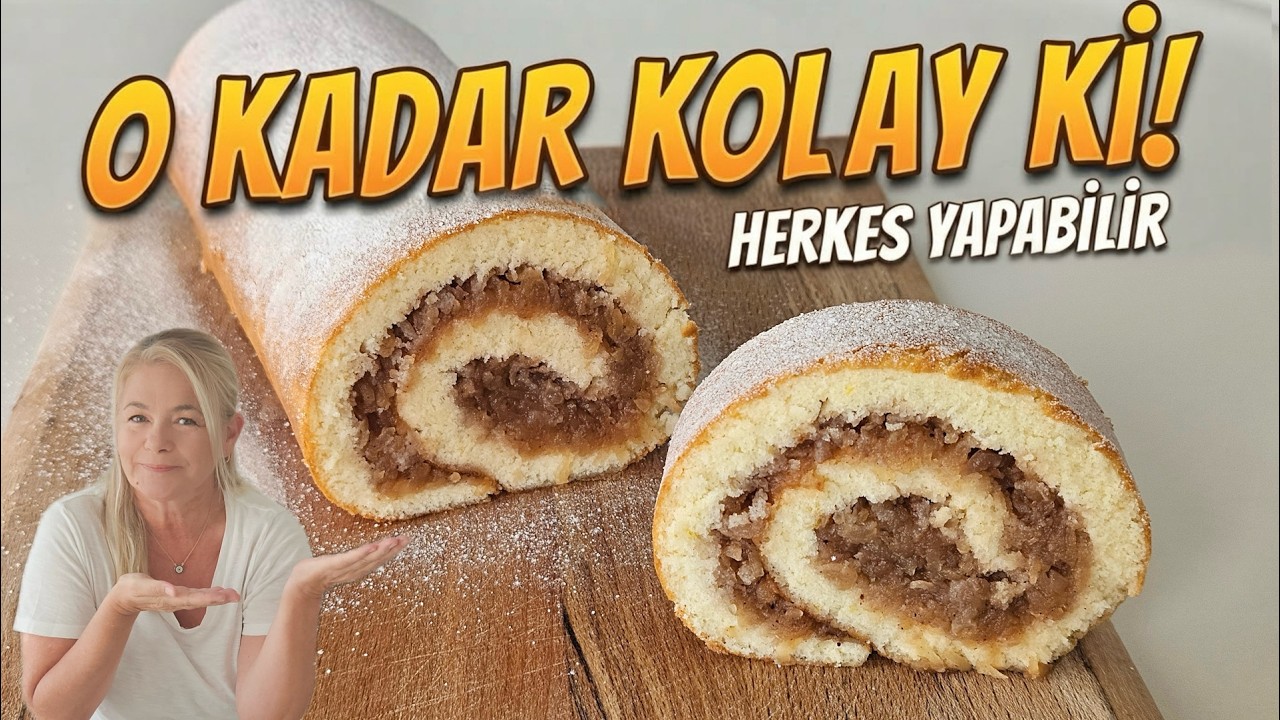 Tarif Defterimin En İyisi: Rulo Kek Saramayan Kalmayacak! 💯 (Çatlamayan Garantili Tarif)