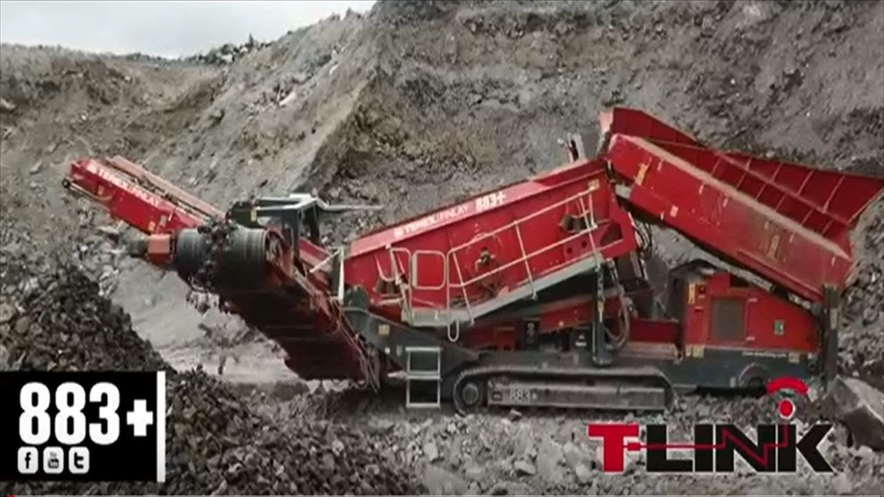 TEREX FINLAY 自走式傾斜スクリーン 883+ 国内総代理店：株式会社栗本