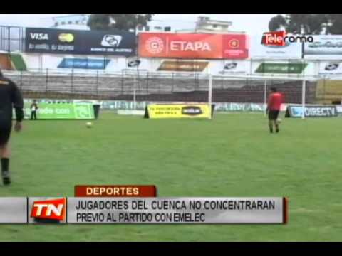 Jugadores del Cuenca no concentrarán previo al partido con Emelec
