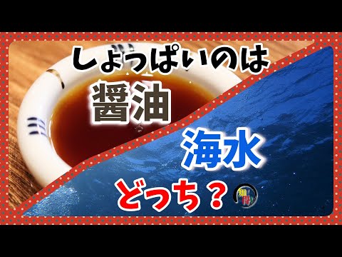 海水の塩分濃度の違い😏　◆知っ得◆雑学