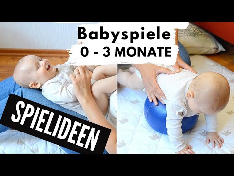 BABYSPIELE und ANREGUNGEN für 0-3 Monate alte Babys | BESCHÄFTIGUNGSIDEEN für NEUGEBORENE| Förderung