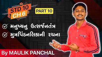 મનુષ્યનું ઉત્સર્જનતંત્ર & મૂત્રપિંડ નલિકાની રચના || By MAULIK PANCHAL