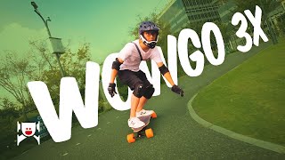 Getting around on the WowGo 3X electric skateboard