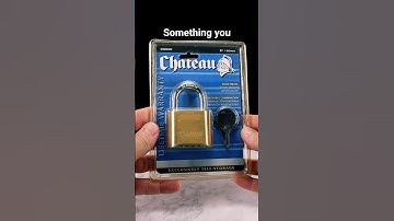 Chateau combination lock repeatedly slapped until it opens.