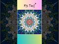 Try not to look away! 🌀 Most Colorful Mandala