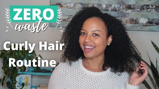 Zero Waste Wash & Go Curly Hair Routine | Deep Conditioner, Hair Mask | 3C/4A | Consciously Curly Co @NaturallyMermaid