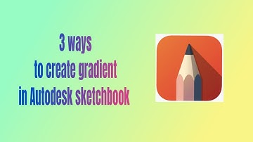 how to make gradient in Autodesk sketchbook| #digitalart #digitalartforbegginners