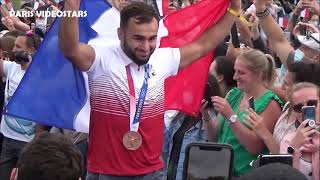 Retour de Luka Mkheidze médaille en Bronze de Judo aux Jeux Olympiques de Tokyo @ Paris 2 aout 2021