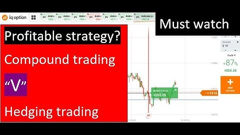Hedge V compound trading | IQ Option | OTC