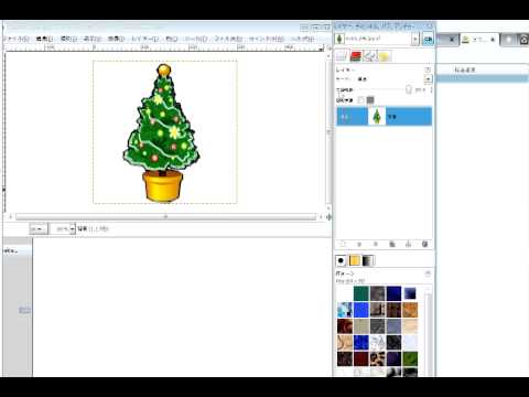 GIMPを使って画像を透過させる方法