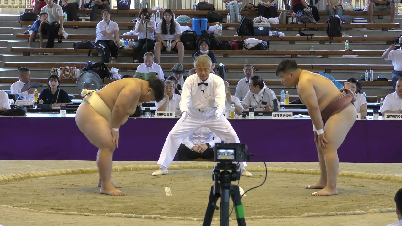 2024第49回西日本学生相撲個人体重別無差別級準決勝 生駒智之(朝日大学