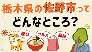 【栃木で一番●●】栃木県の佐野市ってどんなところ?【群馬と栃木の「おとなり劇場」】
