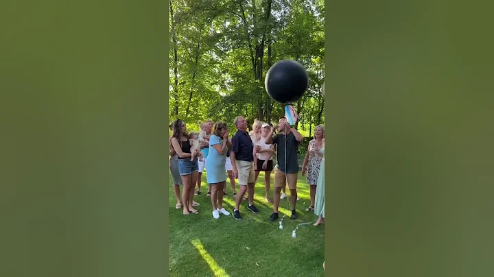 Gender reveal turns Triplet surprise! 🎉 #baby #pregnancy #cute #genderreveal #mom #dad #surprise